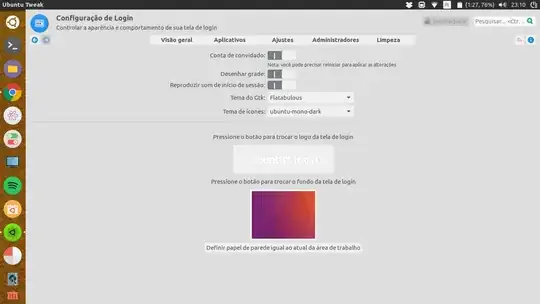 screenshot of Ubuntu Tweak tool