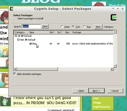 Velma Dinkley installs zsync in Cygwin while updating her blog in "Siren's Song."