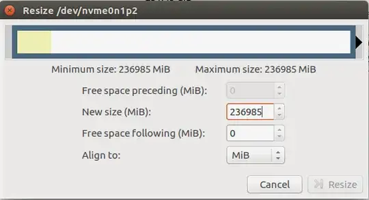want to resize this part