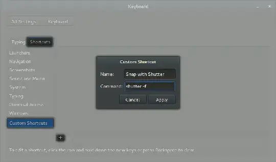 Add custom shortcut Add custom shortcut