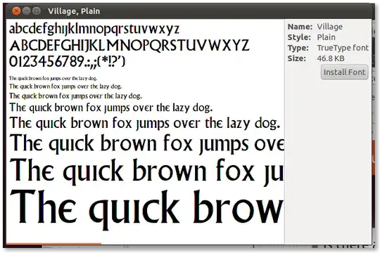 Install font