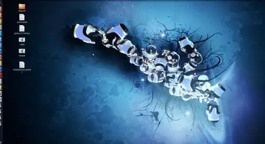 As you can see, the launcher is cut off