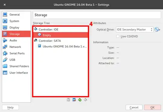Select <code>Empty</code> optical disk