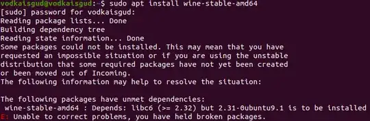 held broken packages