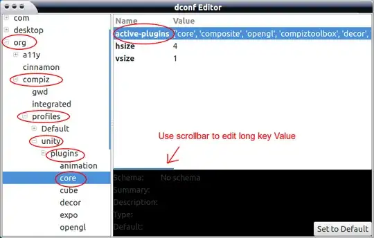 dconf navigation path