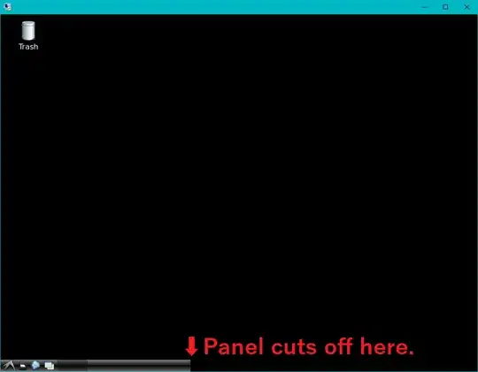 Image: LXDE panel gets cut off