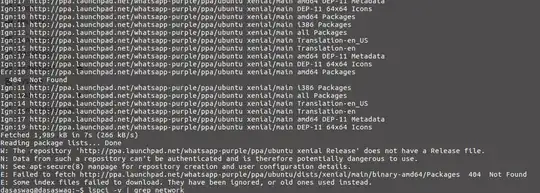 Error is shown in this picture