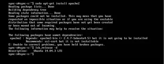 Broken dependencies/packages