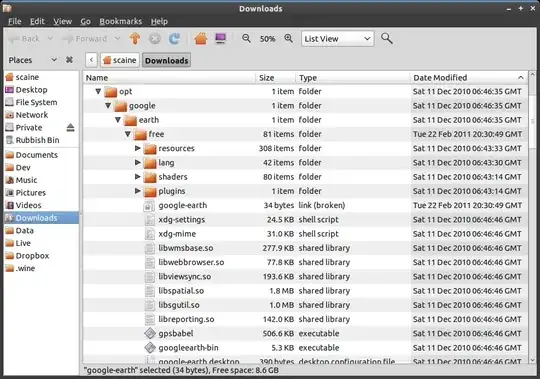 Google Earth file structure