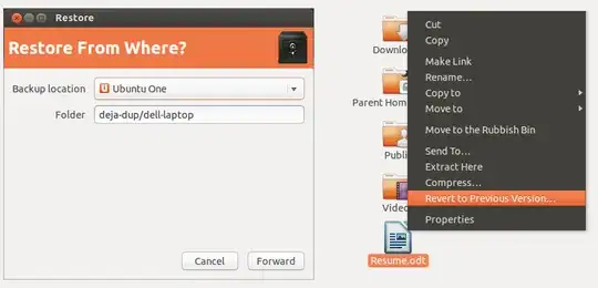Restore earlier version of file