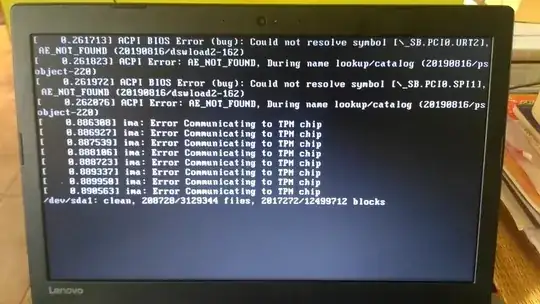 boot messages