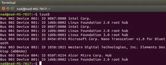 identical lsusb output