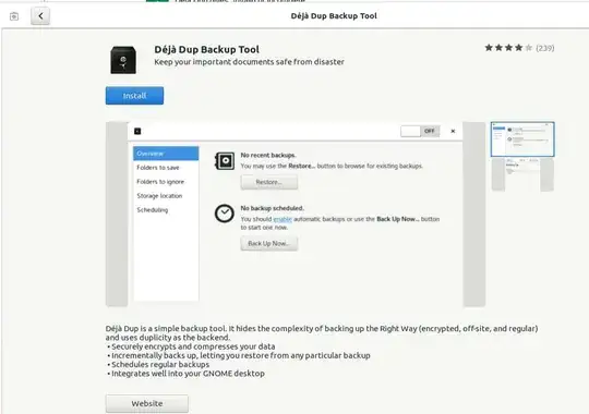 DejaDupInstallOnSoftware