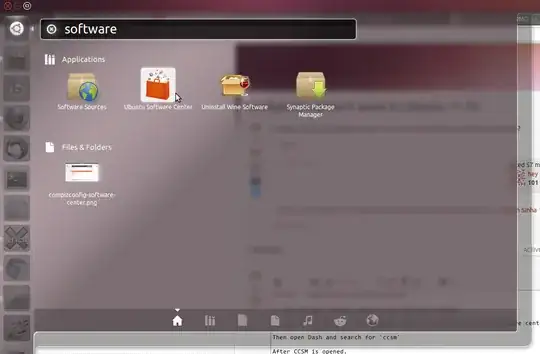 Opening Software Center via Unity Dash