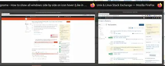 Dash to Panel Windows Previews