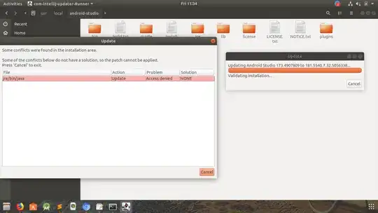 The Error message is as shown in the linked image: