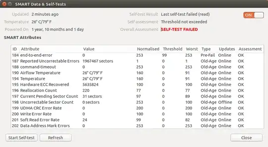 SMART Test Results 2