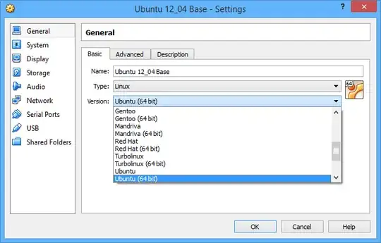 Virtual machine general settings