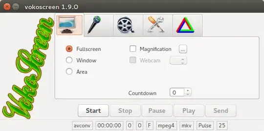 vokoscreen - display settings