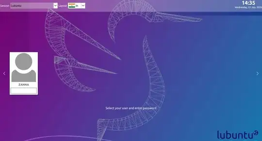 sddm lubuntu theme login screen