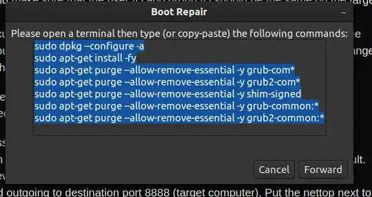 boot-repair purge prompt