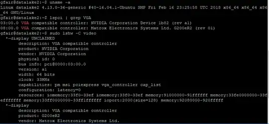 Nvidia card is seen by lspci