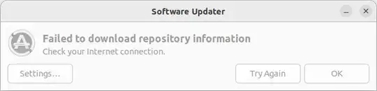 Another update error