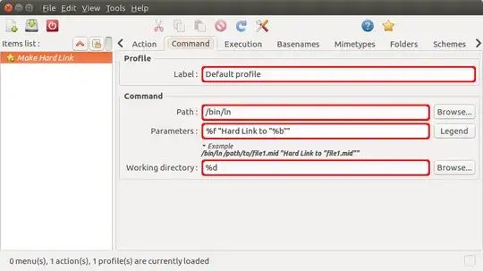 Define new action - Command