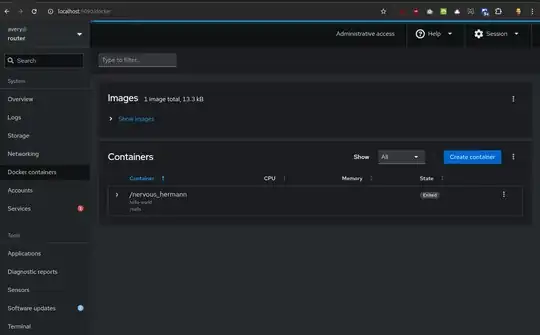 Cockpit-docker web UI example shown using Ubuntu 24.04