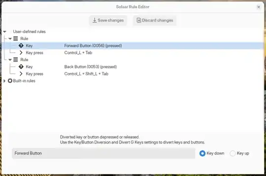 User-defined rules in Solaar