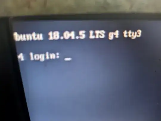 Ctrl+ Alt_+F3 output