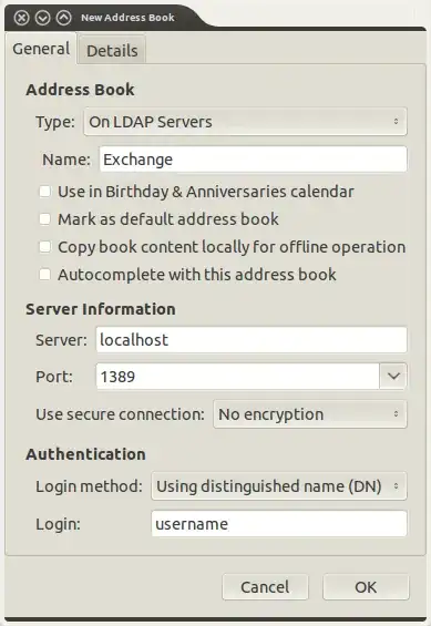 New Address Book - General