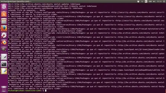 This is what appears when I put sudo apt-get update or sudo apt-get update --fix-missing