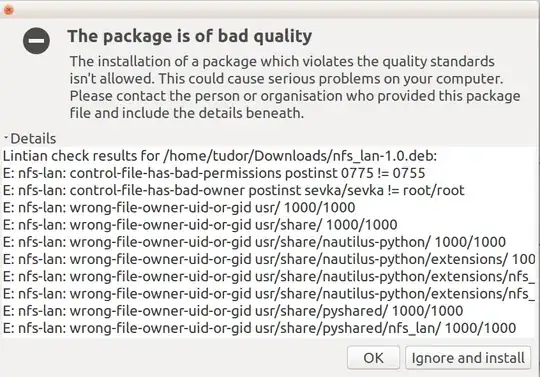 nfs-lan package fails package checks due to bad quality