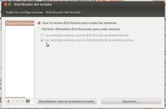 keyboard layout window