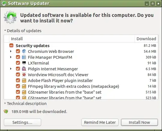 step 4: System updates prompt