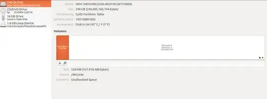 the partition which I delted