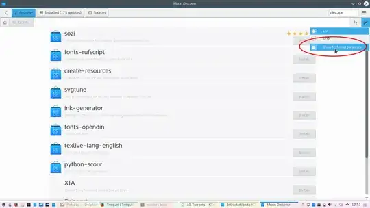 muon - show adv packages