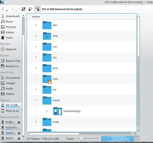 file structure in live session