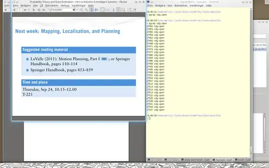 Here is a screenshot of what happens. Note the corrupted taskbar due to thousands of xdg-open instances