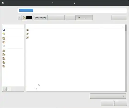 File Chooser font issue