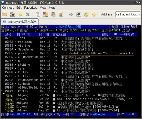 client connected to server