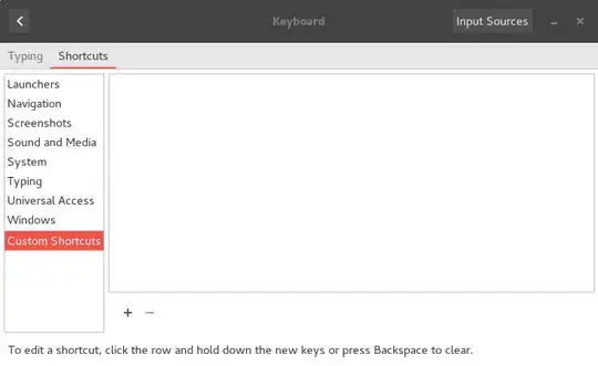 adding custom shortcut option