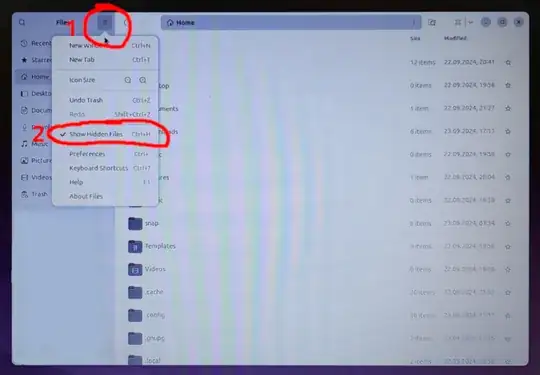 Show Hidden Files Screenshot