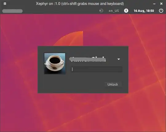 Login screen after patching the theme