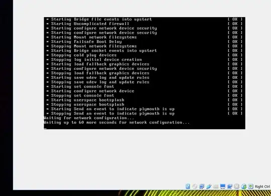 Cannot find network connection