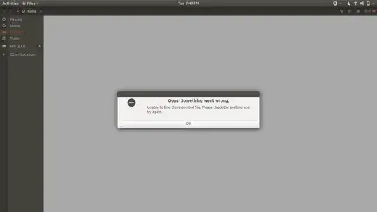 unable to find the requested file