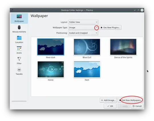 Desktop Folder Settings