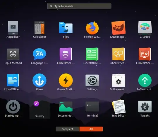 Application Overlay in Ubuntu 18.04