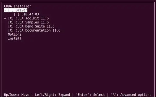 CUDA Install disable driver installation